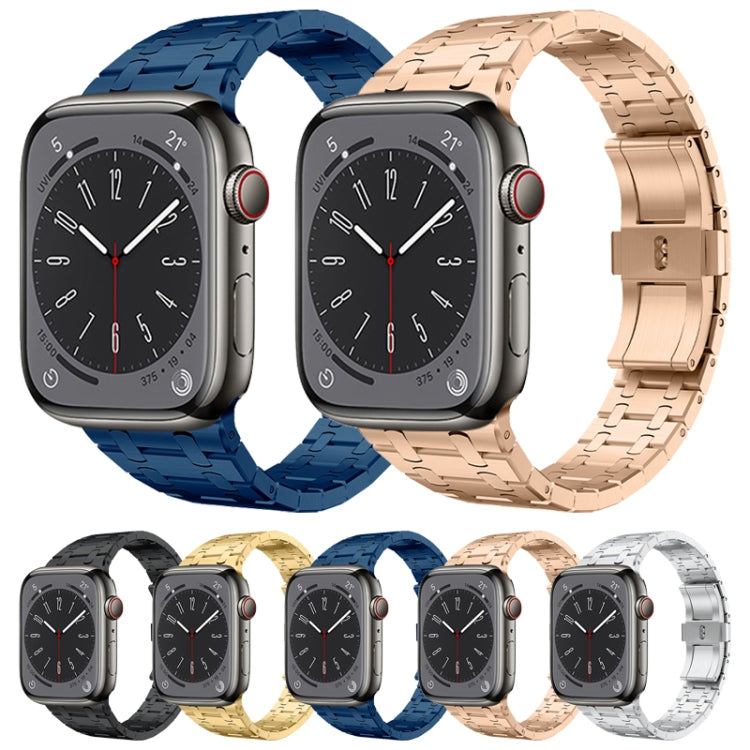For Apple Watch 38mm PG94 Dual-link Modified Stainless Steel Watch Band