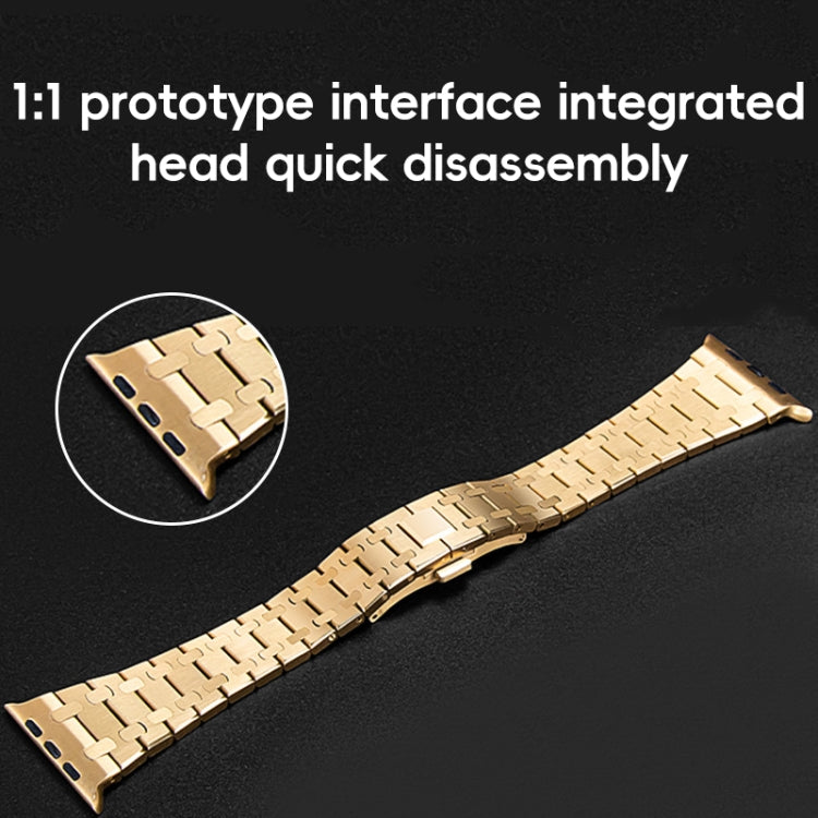 For Apple Watch Series 8 41mm PG94 Dual-link Modified Stainless Steel Watch Band