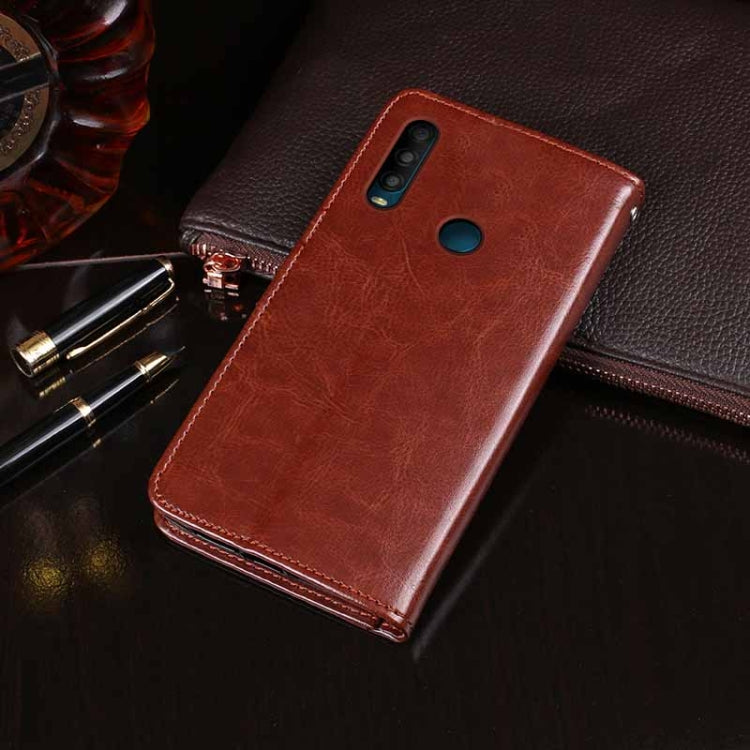 For Alcatel 1SE 2020 idewei Crazy Horse Texture Horizontal Flip Leather Case with Holder & Card Slots & Wallet