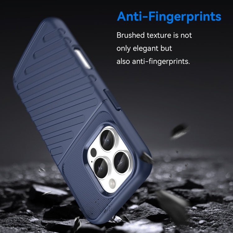 For iPhone 16 Pro Thunderbolt Shockproof Soft TPU Phone Case