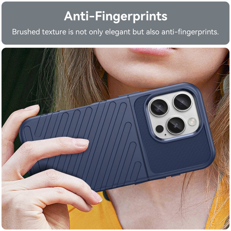 For iPhone 16 Pro Thunderbolt Shockproof Soft TPU Phone Case