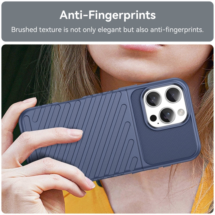 For iPhone 16 Pro Max Thunderbolt Shockproof Soft TPU Phone Case