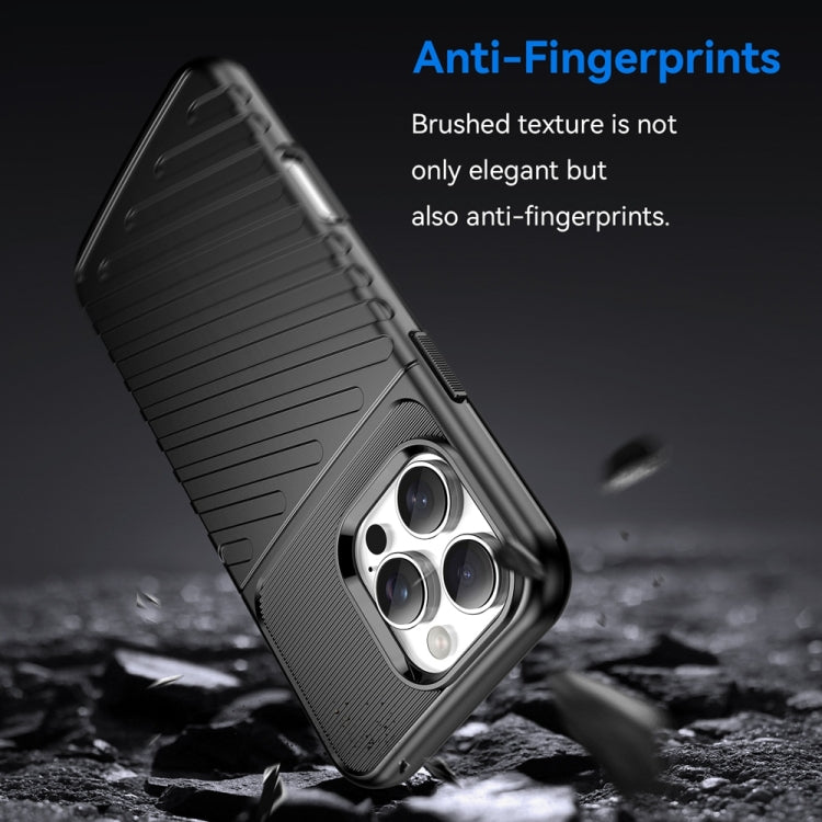 For iPhone 16 Pro Max Thunderbolt Shockproof Soft TPU Phone Case