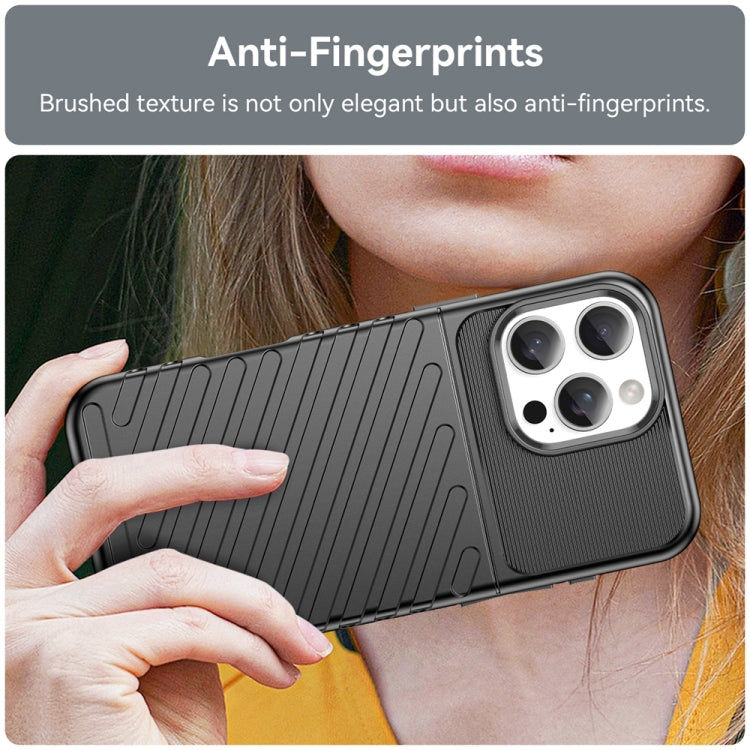 For iPhone 16 Pro Max Thunderbolt Shockproof Soft TPU Phone Case