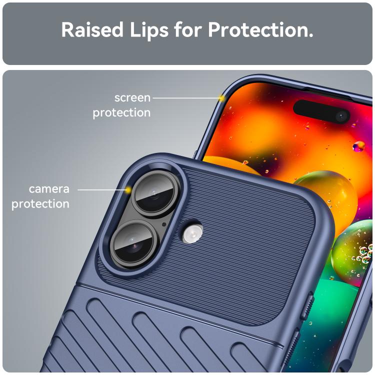 For iPhone 17 Thunderbolt Shockproof Soft TPU Phone Case