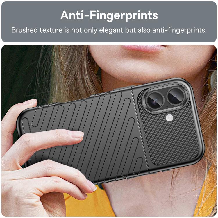 For iPhone 17 Thunderbolt Shockproof Soft TPU Phone Case