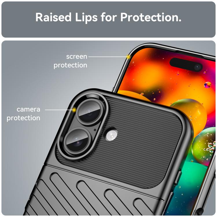 For iPhone 17 Thunderbolt Shockproof Soft TPU Phone Case
