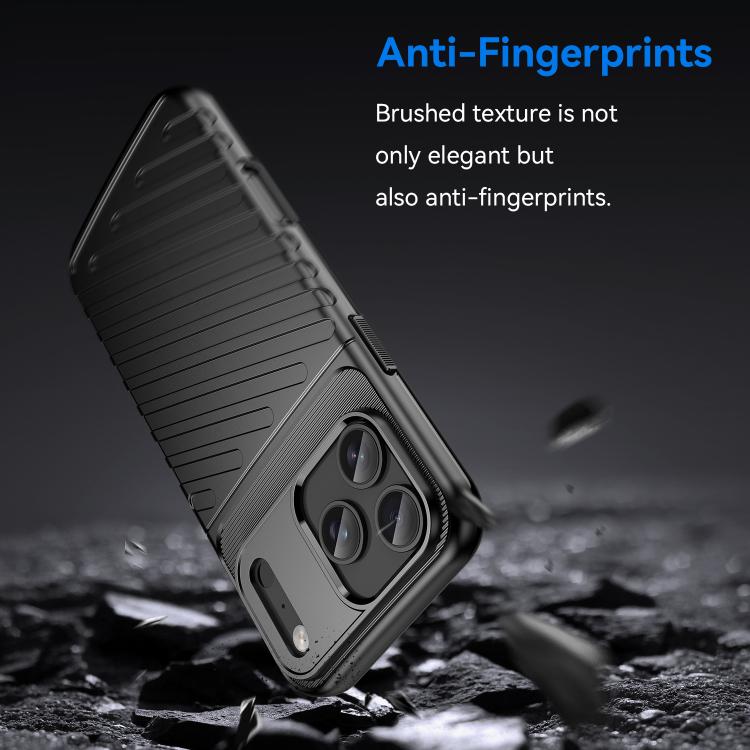For iPhone 17 Pro Max Thunderbolt Shockproof Soft TPU Phone Case