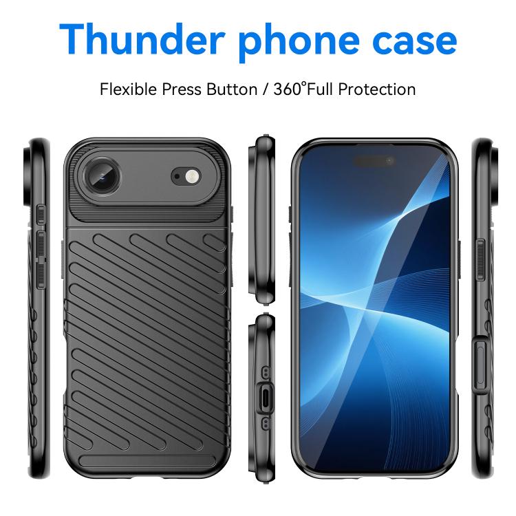 For iPhone Air Thunderbolt Shockproof Soft TPU Phone Case