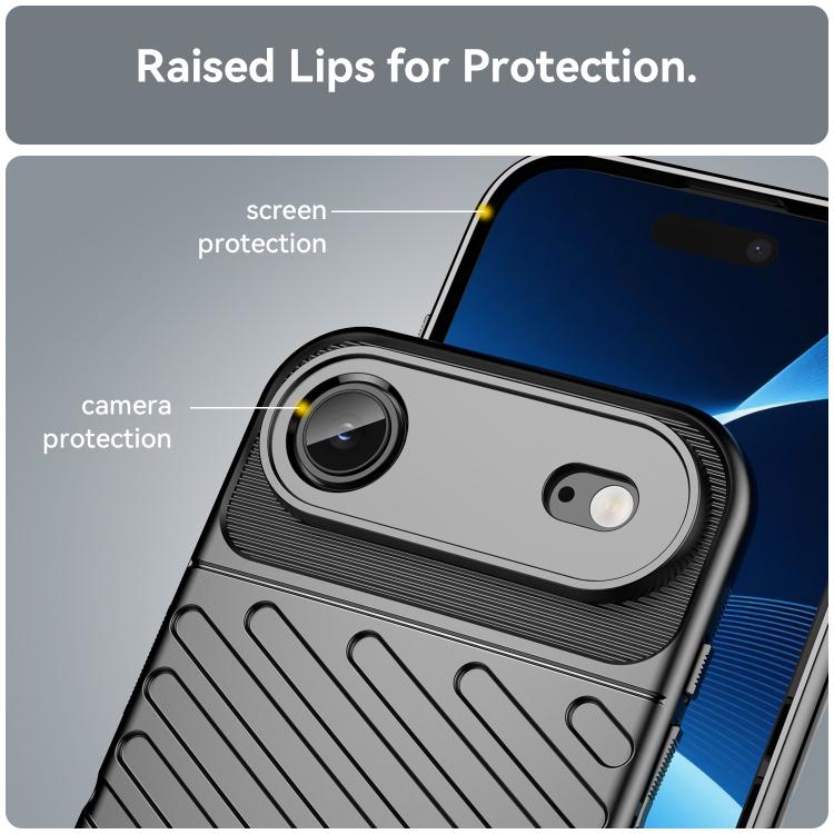 For iPhone Air Thunderbolt Shockproof Soft TPU Phone Case