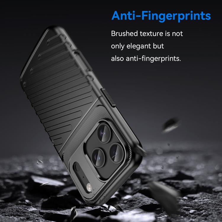 For iPhone 17 Pro Thunderbolt Shockproof Soft TPU Phone Case
