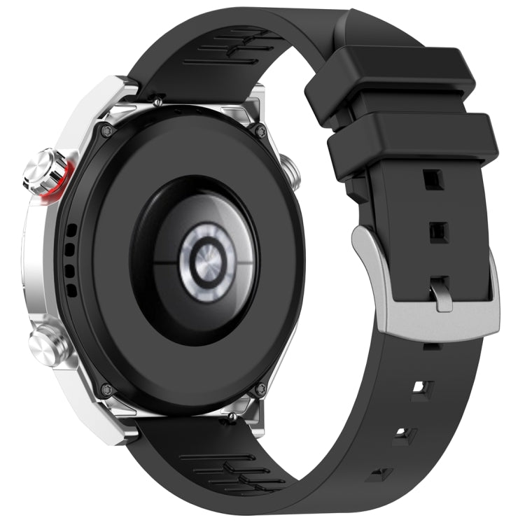 22mm Fluororubber Watch Band Wristband