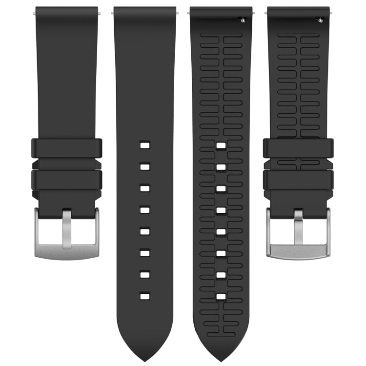 22mm Fluororubber Watch Band Wristband