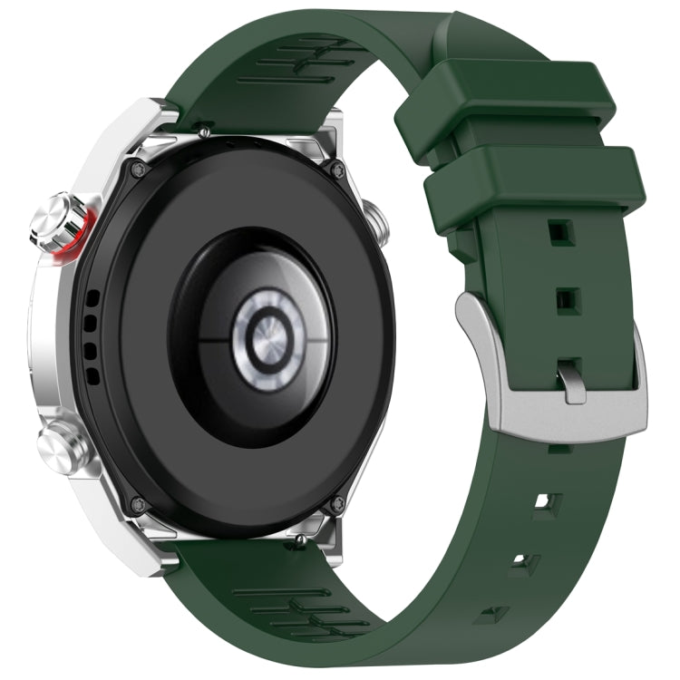 22mm Fluororubber Watch Band Wristband
