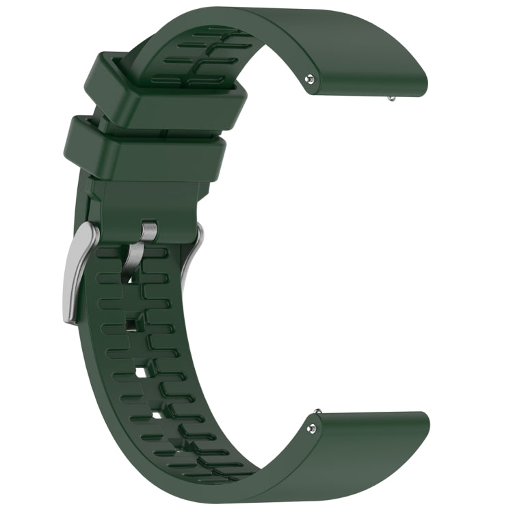22mm Fluororubber Watch Band Wristband