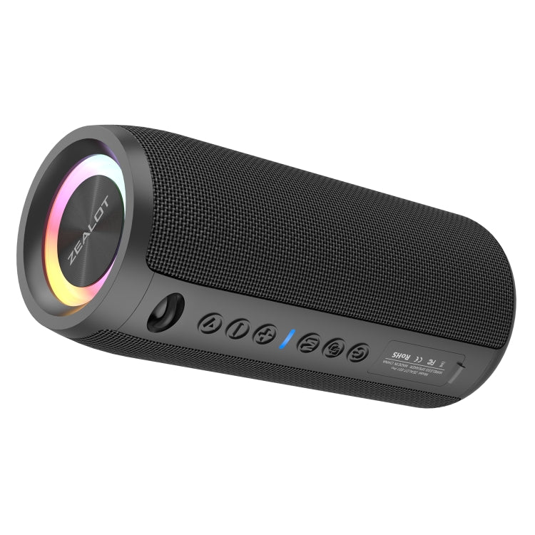 Zealot S51 Pro Shocking Bass Bluetooth Speaker with Colorful Light