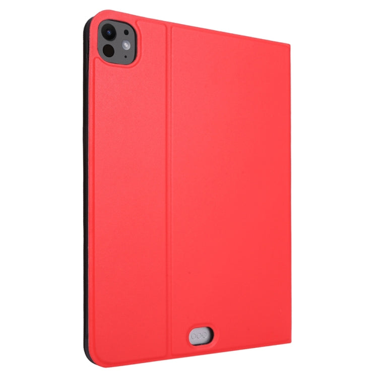 For iPad Pro 13 2025 / 2024 Stretch Voltage Plain Leather Smart Tablet Case