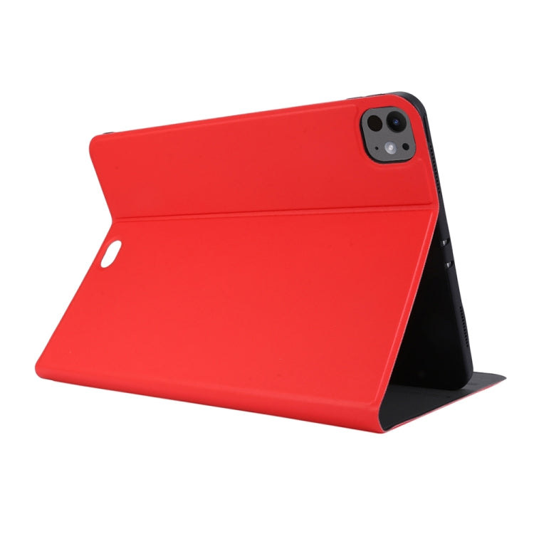 For iPad Pro 13 2025 / 2024 Stretch Voltage Plain Leather Smart Tablet Case