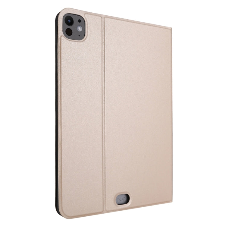 For iPad Pro 13 2025 / 2024 Stretch Voltage Plain Leather Smart Tablet Case