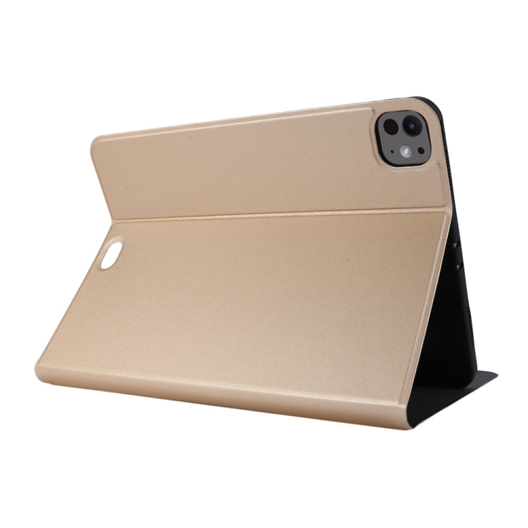 For iPad Pro 13 2025 / 2024 Stretch Voltage Plain Leather Smart Tablet Case