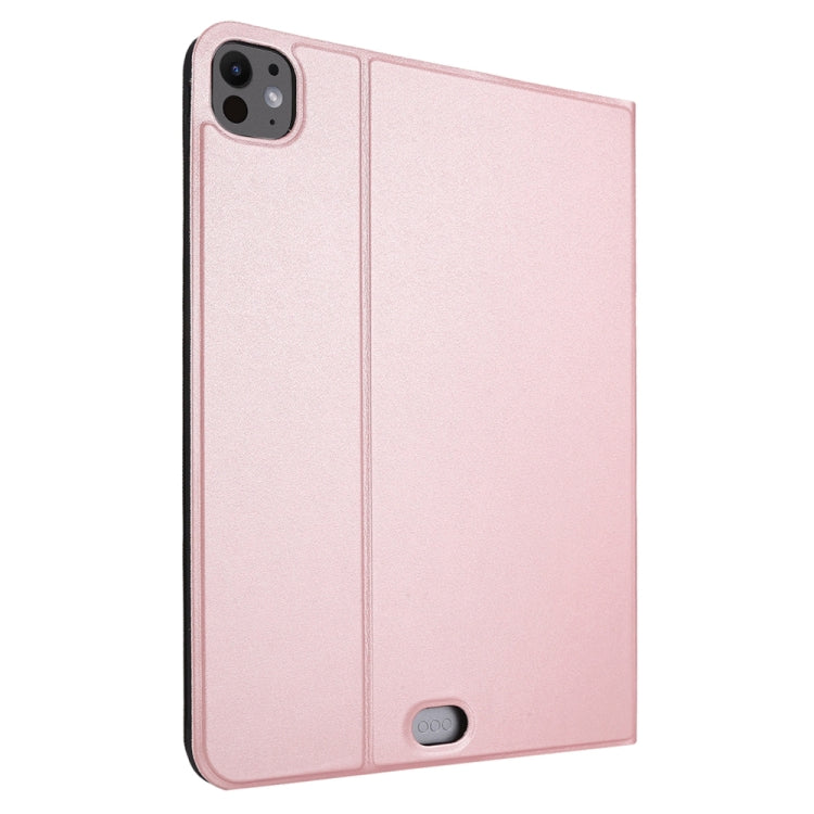 For iPad Pro 13 2025 / 2024 Stretch Voltage Plain Leather Smart Tablet Case