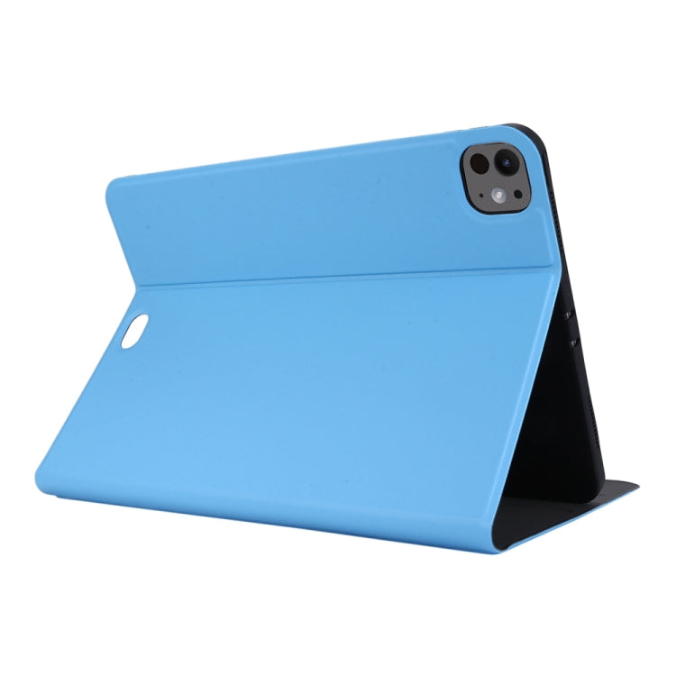 For iPad Pro 13 2025 / 2024 Stretch Voltage Plain Leather Smart Tablet Case