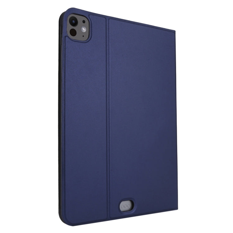 For iPad Pro 13 2025 / 2024 Stretch Voltage Plain Leather Smart Tablet Case
