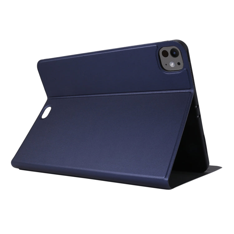 For iPad Pro 13 2025 / 2024 Stretch Voltage Plain Leather Smart Tablet Case