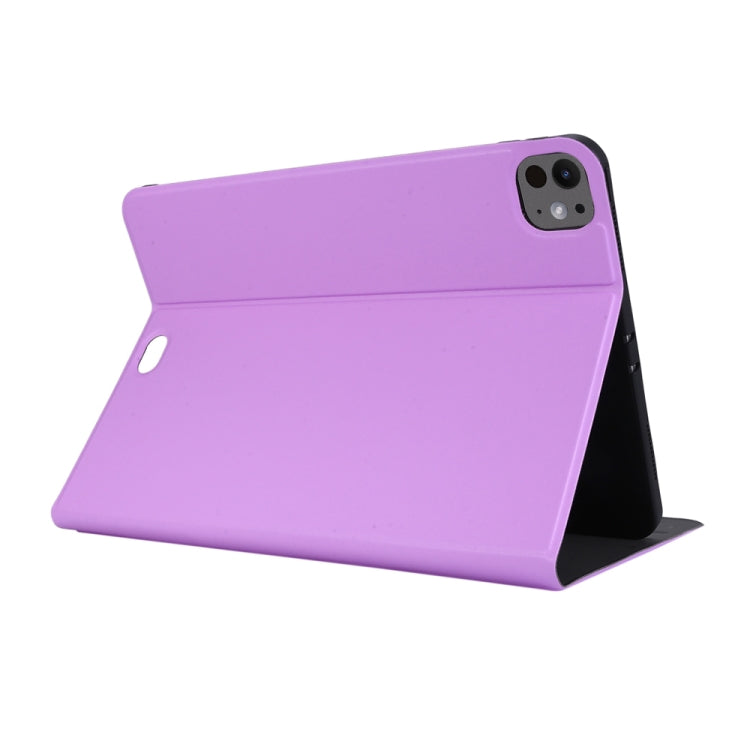 For iPad Pro 13 2025 / 2024 Stretch Voltage Plain Leather Smart Tablet Case