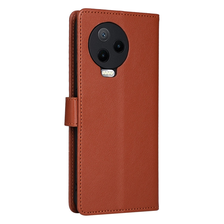 For Infinix Note 12 2023 Multifunctional Horizontal Flip Leather Phone Case with Three Card Slot