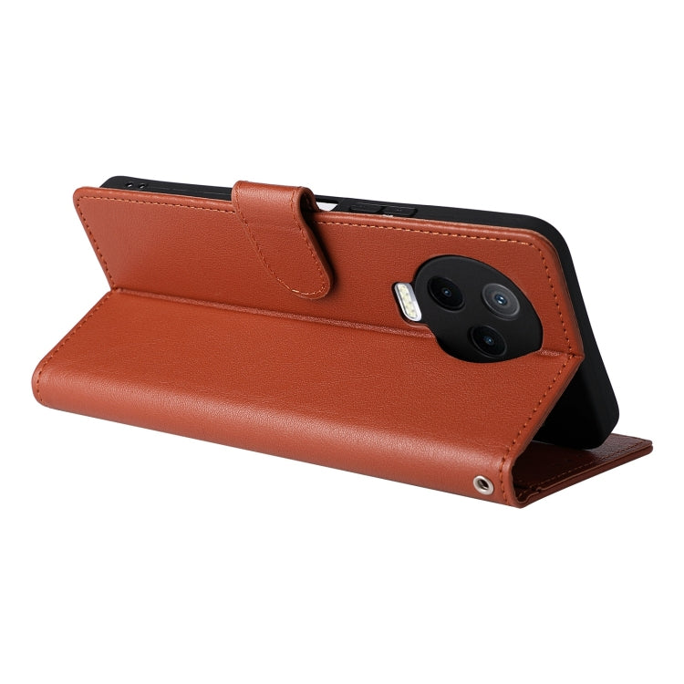 For Infinix Note 12 2023 Multifunctional Horizontal Flip Leather Phone Case with Three Card Slot