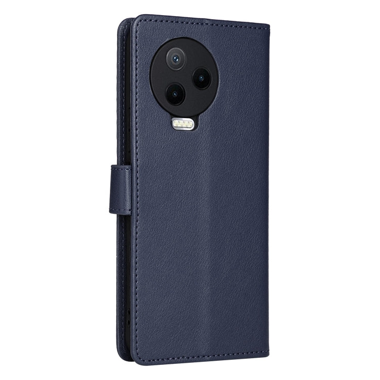 For Infinix Note 12 2023 Multifunctional Horizontal Flip Leather Phone Case with Three Card Slot