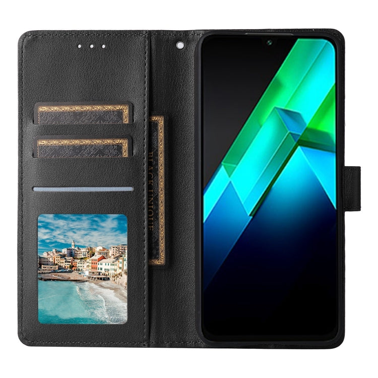 For Infinix Note 12 2023 Multifunctional Horizontal Flip Leather Phone Case with Three Card Slot