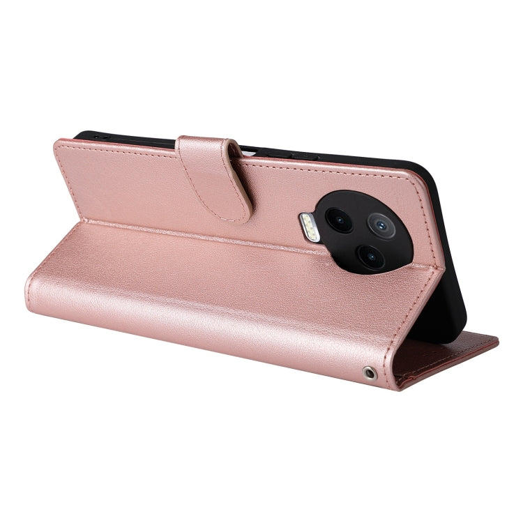 For Infinix Note 12 2023 Multifunctional Horizontal Flip Leather Phone Case with Three Card Slot