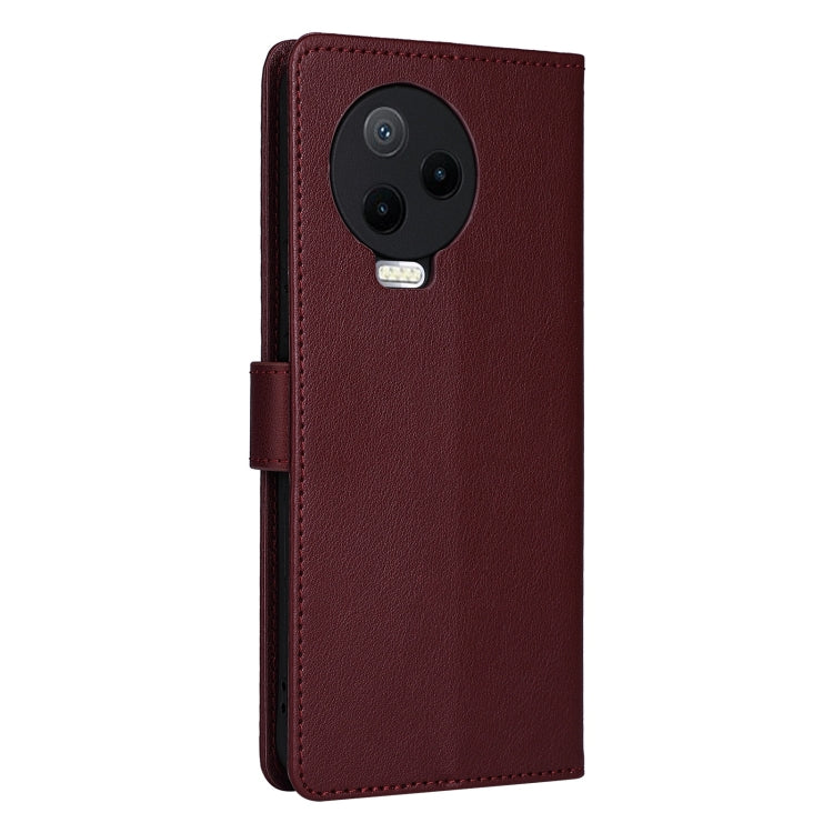 For Infinix Note 12 2023 Multifunctional Horizontal Flip Leather Phone Case with Three Card Slot
