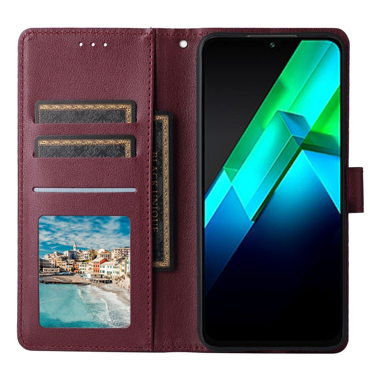 For Infinix Note 12 2023 Multifunctional Horizontal Flip Leather Phone Case with Three Card Slot
