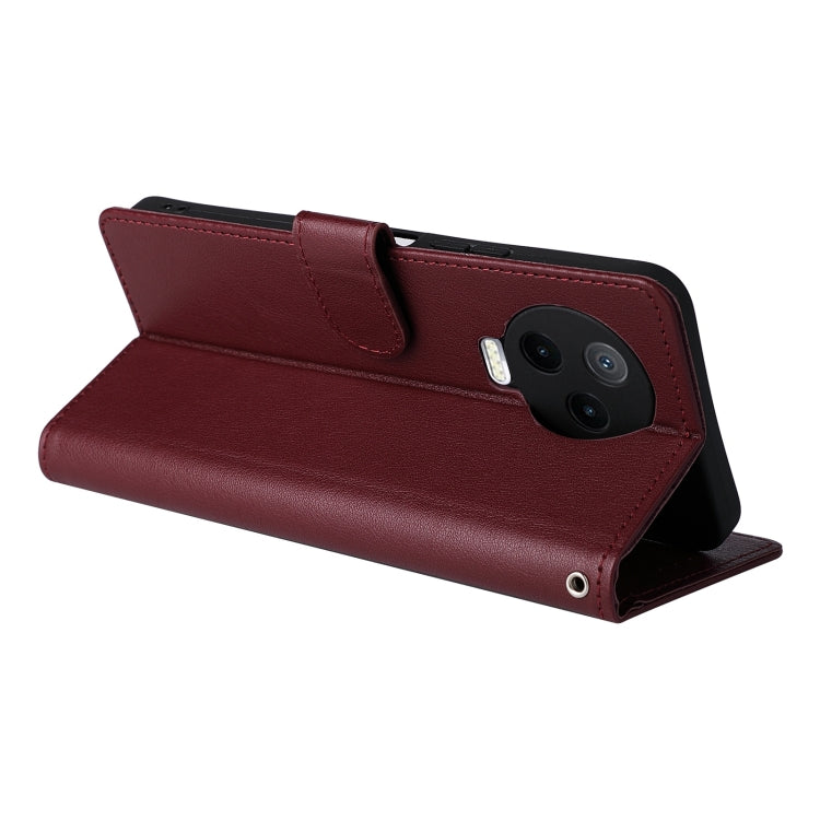 For Infinix Note 12 2023 Multifunctional Horizontal Flip Leather Phone Case with Three Card Slot