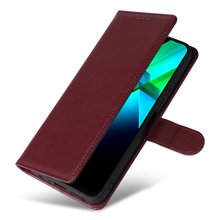 For Infinix Note 12 2023 Multifunctional Horizontal Flip Leather Phone Case with Three Card Slot