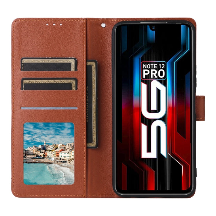For Infinix Note 12 Pro 5G Multifunctional Horizontal Flip Leather Phone Case with Three Card Slot