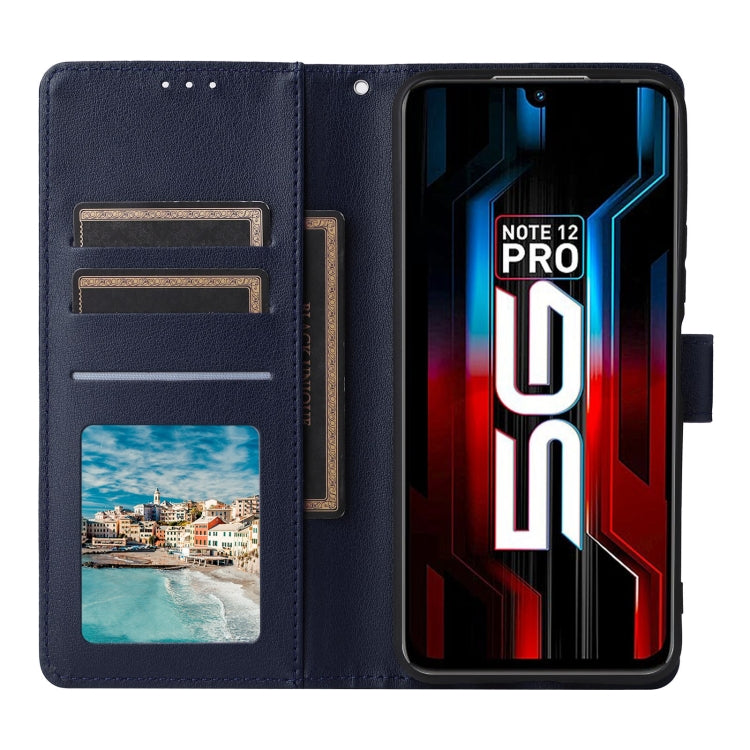 For Infinix Note 12 Pro 5G Multifunctional Horizontal Flip Leather Phone Case with Three Card Slot