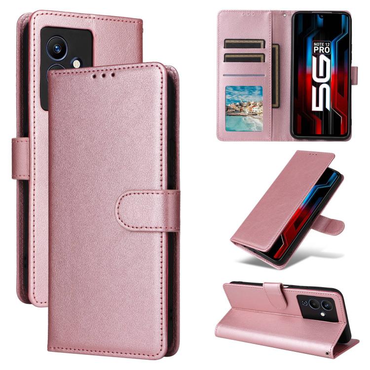 For Infinix Note 12 Pro 5G Multifunctional Horizontal Flip Leather Phone Case with Three Card Slot