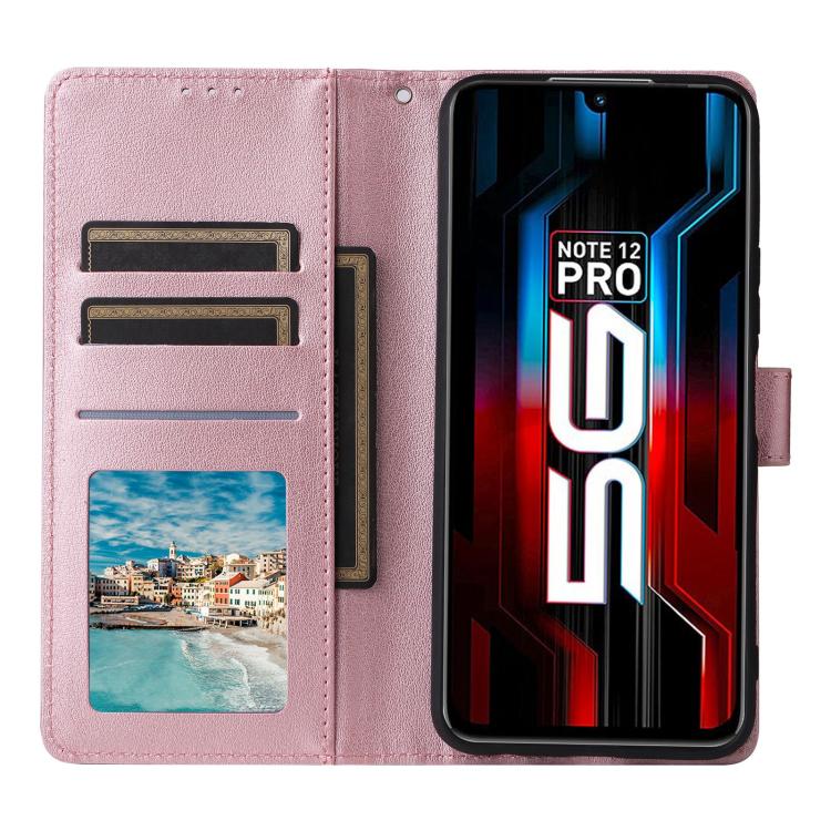 For Infinix Note 12 Pro 5G Multifunctional Horizontal Flip Leather Phone Case with Three Card Slot