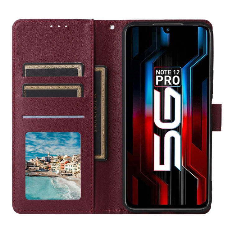 For Infinix Note 12 Pro 5G Multifunctional Horizontal Flip Leather Phone Case with Three Card Slot