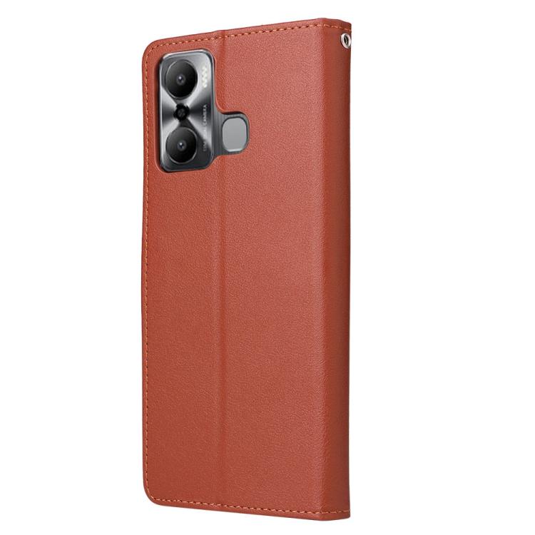 For Infinix Hot 20 Play Multifunctional Horizontal Flip Leather Phone Case with Three Card Slot