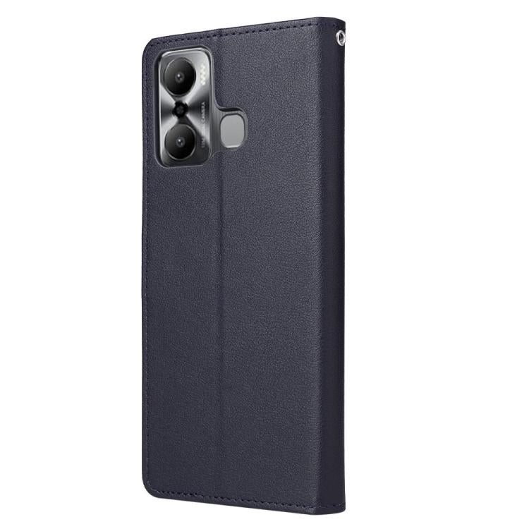 For Infinix Hot 20 Play Multifunctional Horizontal Flip Leather Phone Case with Three Card Slot