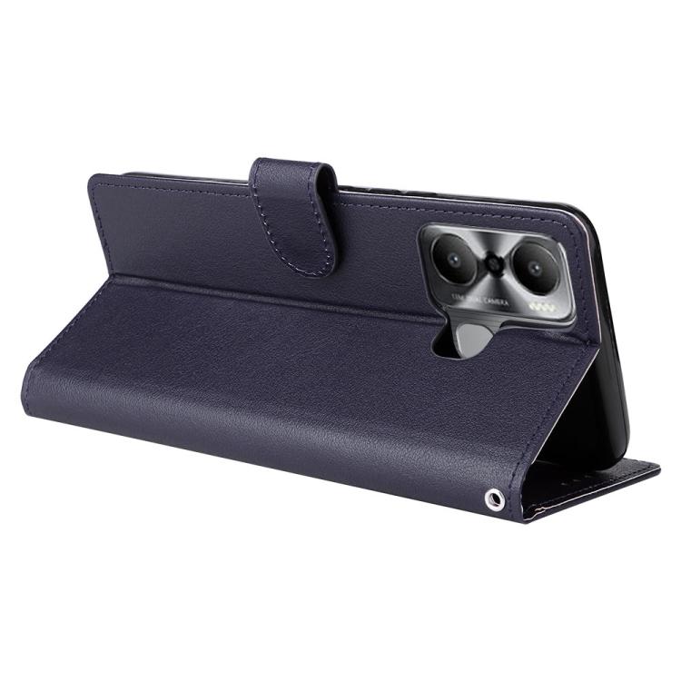 For Infinix Hot 20 Play Multifunctional Horizontal Flip Leather Phone Case with Three Card Slot