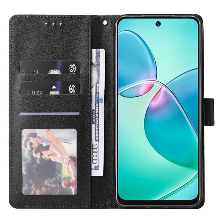 For Infinix Hot 20 Play Multifunctional Horizontal Flip Leather Phone Case with Three Card Slot