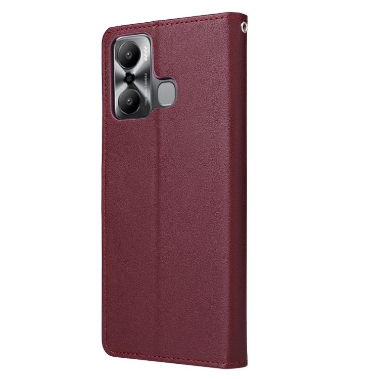 For Infinix Hot 20 Play Multifunctional Horizontal Flip Leather Phone Case with Three Card Slot
