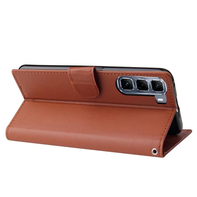 For Infinix Hot 50 5G Multifunctional Horizontal Flip Leather Phone Case with Three Card Slot