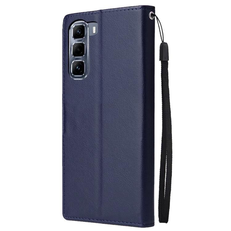 For Infinix Hot 50 5G Multifunctional Horizontal Flip Leather Phone Case with Three Card Slot